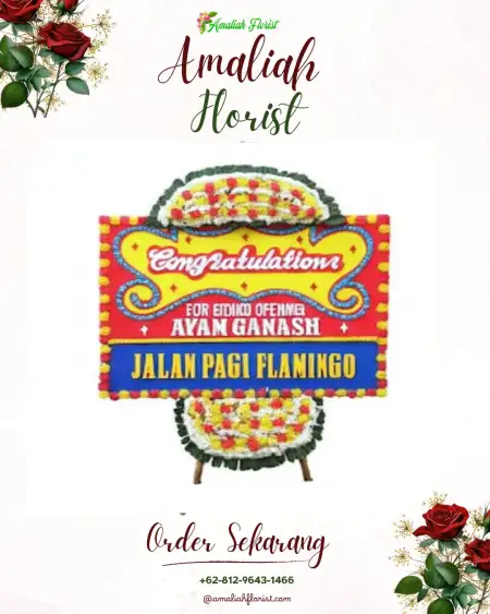Sewa Papan Bunga Batu Patah